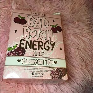 NEW P. Louise Bad B@tch Energy Cherry On Top Lip Oil and Lip Conditioner Kit